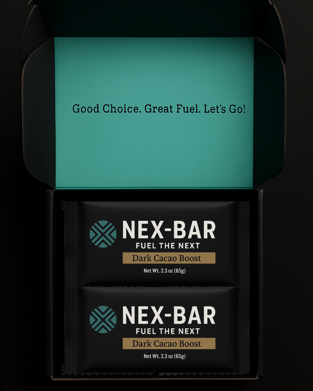 Dark Cacao Boost Protein Bars - 8 Pack
